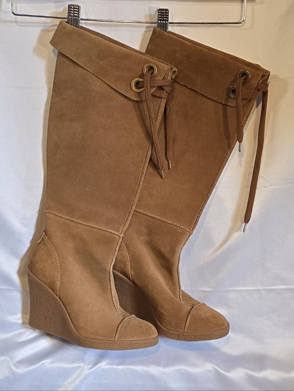 Franco Sarto Watch Wedge Knee-High Boots